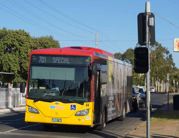 CDC Mildura Mercedes O500LE Express 33